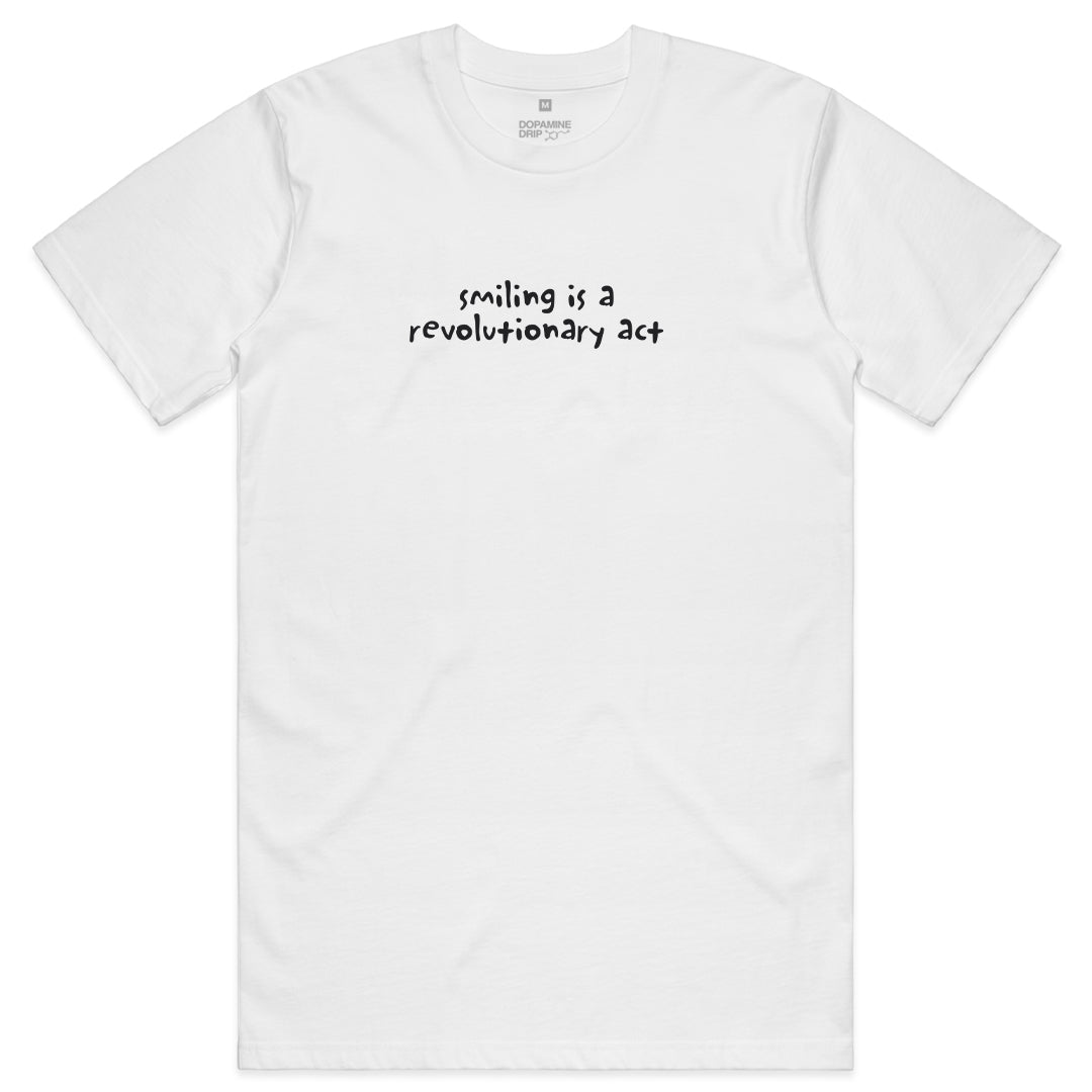 Smiling Is A Revolutionary Act Tee